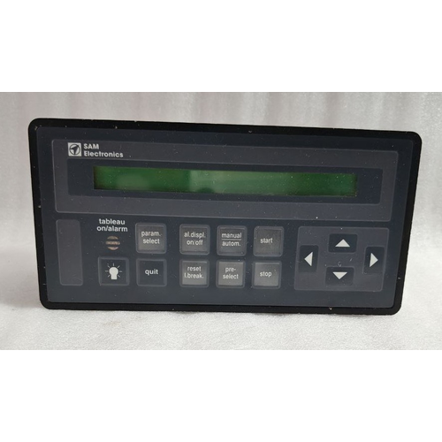 SAM STN ATLAS BAT 416 B FIRE ALARM CONTROL DISPLAY 271.135 586 W-7496 187 GERMANY (3)