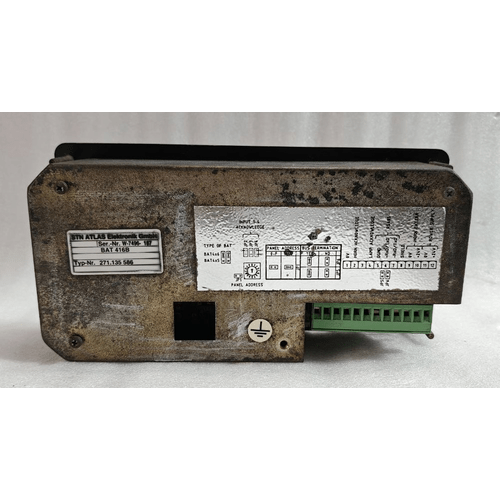 SAM STN ATLAS BAT 416 B FIRE ALARM CONTROL DISPLAY 271.135 586 W-7496 187 GERMANY (5)