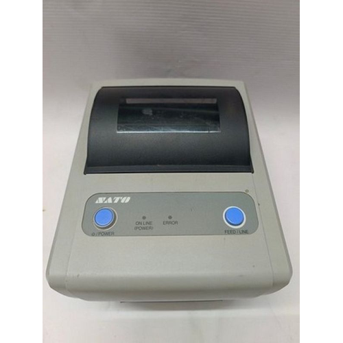 SATO BAR CODE PRINTER CG408TT IEEE1284 Label Thermal Printer 19VDC Free Shipping (2)