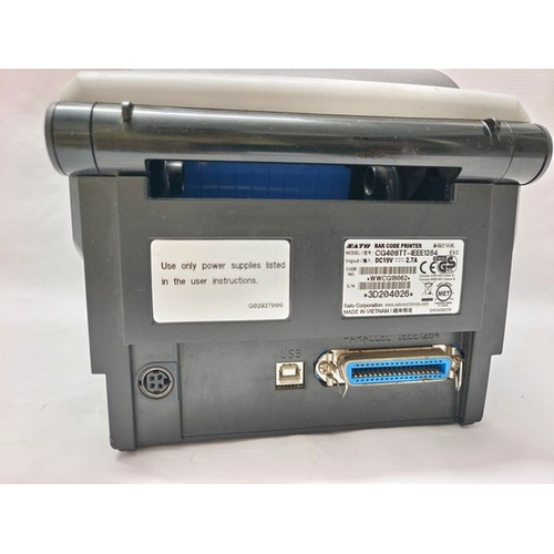 SATO BAR CODE PRINTER CG408TT IEEE1284 Label Thermal Printer 19VDC Free Shipping (7)