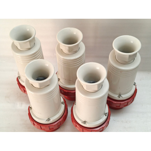 SCAME INDUSTRIAL SOCKET PLUG COD. 215.6337 63A 3P+N+E 6h 346-415V 60Hz 50Hz SCREW TERMINALS (2)