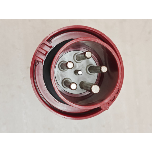 SCAME INDUSTRIAL SOCKET PLUG COD. 215.6337 63A 3P+N+E 6h 346-415V 60Hz 50Hz SCREW TERMINALS (7)