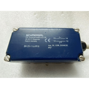 SCHMERSAL BN20-11RZ-M16 Inductive Proximity Sensor | M18 x 1 Threaded Barrel | 12mm Range | PNP NO | 3-Wire | IP67