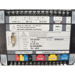 SCHNEIDER EM3460 1A0.2 RS 240AX Conzerv Smart Demand Controller Version 22
