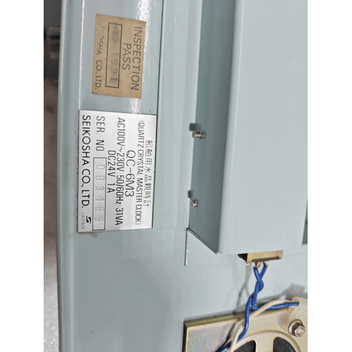 SEIKO CLOCK QC-6M3 QUARTZ CRYSTAL MASTER CLOCK GMT-CT 24VDC 1A JAPAN (7)