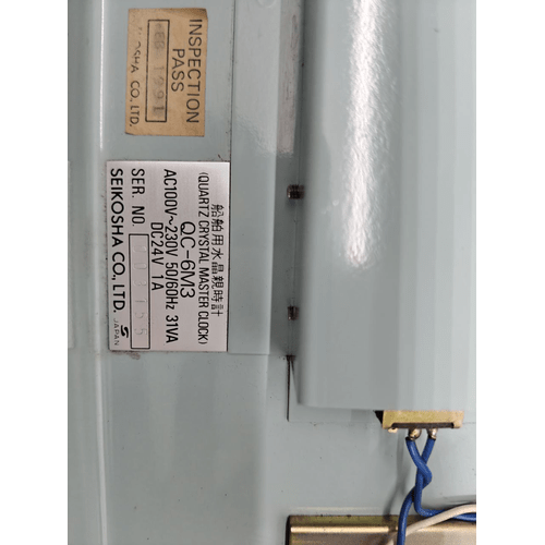 SEIKO CLOCK QC-6M3 QUARTZ CRYSTAL MASTER CLOCK GMT-CT 24VDC 1A JAPAN (8)