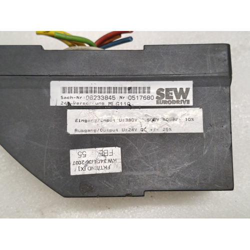 SEW EURODRIVE CONNECTION OPTION, ML G11 A 08233845 NR 0517680 (12)