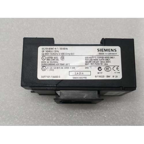 SIEMENS – 3UF7101-1AA00-0 – Current Measuring Module, Set Current 2.4 25 A (NEW) (9)