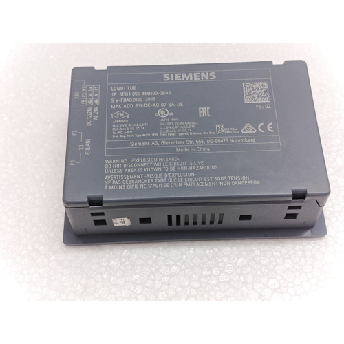 SIEMENS LOGO TDE 6ED1 055 4MH00 0BA1 MULTI COLOUR DISPLAY S V FDA2020 2015 (2)
