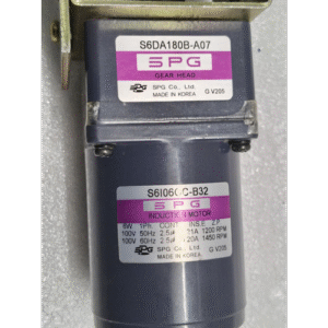 SPG GEAR HEAD S6DA18B A07 INDUCTION MOTOR S6I06GC B32 G V 205 4