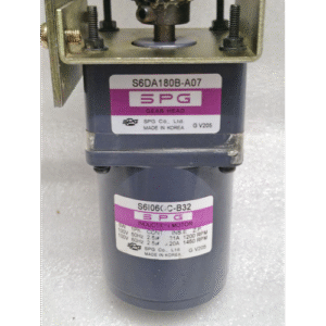 SPG GEAR HEAD S6DA18B A07 INDUCTION MOTOR S6I06GC B32 G V 205 7