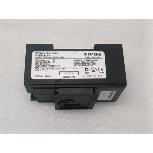 Siemens 3UF7100-1AA00-0 Current Measuring Module Simocode Pro,0 (1)