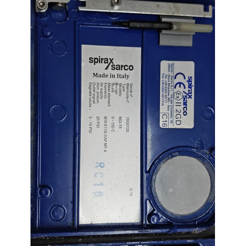 Spirax Sarco PN600 Controller 663 T5 Range 0-150 C 15G0126 SENSOR NOT THERE (13)