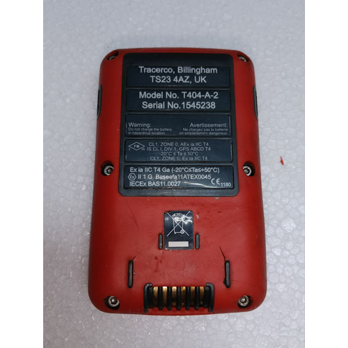 TRACERC PED-IS PERSONAL ELECTRONIC DOSIMETER T404 A 2 RADIATION DISPLAY MONITOR ONLY CHARGER NOT INCLUDED (10)