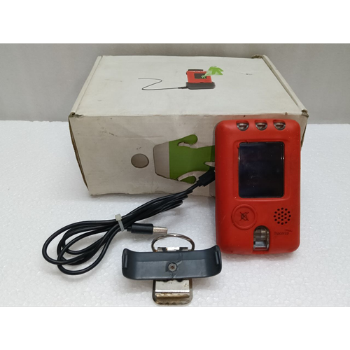 TRACERC PED-IS PERSONAL ELECTRONIC DOSIMETER T404 A 2 RADIATION DISPLAY MONITOR ONLY CHARGER NOT INCLUDED (12)