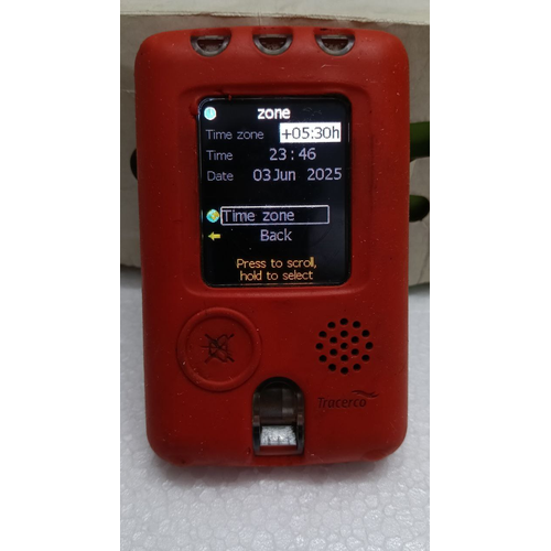 TRACERC PED-IS PERSONAL ELECTRONIC DOSIMETER T404 A 2 RADIATION DISPLAY MONITOR ONLY CHARGER NOT INCLUDED (4)