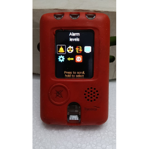 TRACERC PED-IS PERSONAL ELECTRONIC DOSIMETER T404 A 2 RADIATION DISPLAY MONITOR ONLY CHARGER NOT INCLUDED (5)