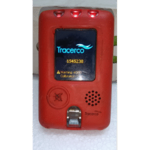 TRACERC PED-IS PERSONAL ELECTRONIC DOSIMETER T404 A 2 RADIATION DISPLAY MONITOR ONLY CHARGER NOT INCLUDED 12:38