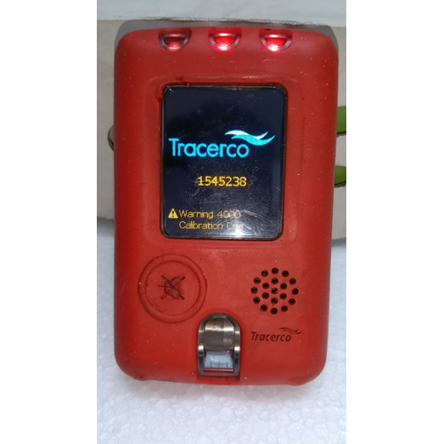 TRACERC PED-IS PERSONAL ELECTRONIC DOSIMETER T404 A 2 RADIATION DISPLAY MONITOR ONLY CHARGER NOT INCLUDED (6)