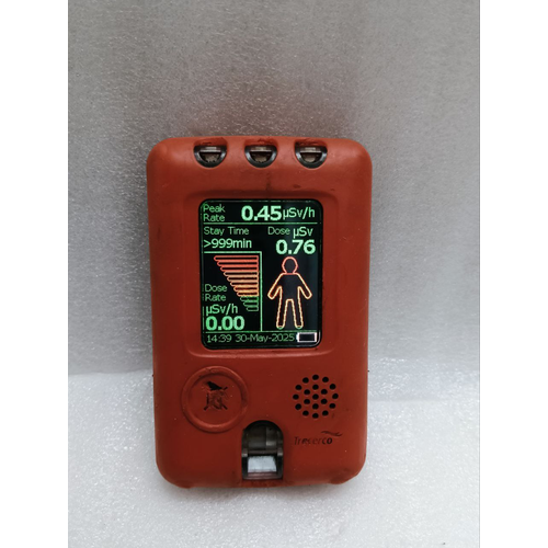 TRACERC PED-IS PERSONAL ELECTRONIC DOSIMETER T404 A 2 RADIATION MONITOR (10) TRACERC PED IS PERSONAL ELECTRONIC DOSIMETER T404 A 2 RADIATION MONITOR 10