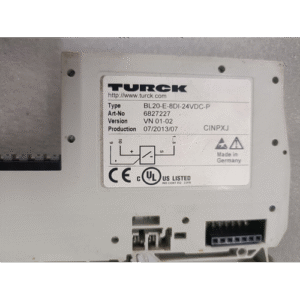Turck BL20 E 8DI 24VDC P Sensor PLC Digital Input Module 14