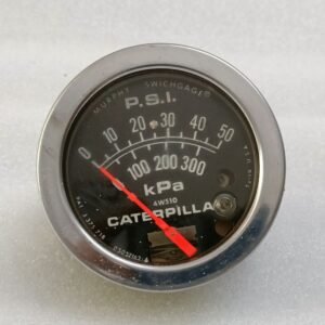 Caterpillar 4W510 CAT Dual Pressure Gauge 50PSI 300kPa Manometer 3375718 0505216