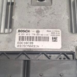 BOSCH ENGINE CONTROLLER 0315CM0031N 0 281 013 778 EDC 16C39 8825 0152 7