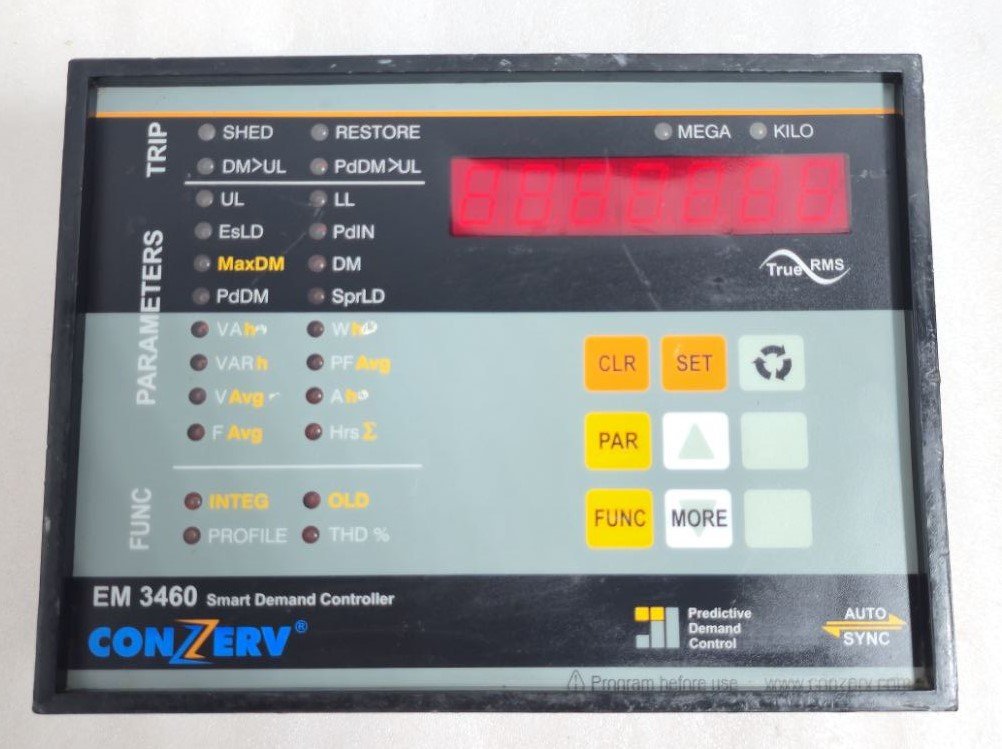 CONZERV EM 3460 SMART DEMAND CONTROLLER CONTROL OUTPUTS (1) CONZERV EM 3460 SMART DEMAND CONTROLLER CONTROL OUTPUTS 1