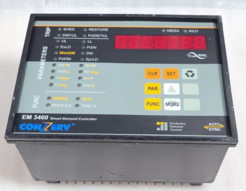CONZERV EM 3460 SMART DEMAND CONTROLLER CONTROL OUTPUTS (2) CONZERV EM 3460 SMART DEMAND CONTROLLER CONTROL OUTPUTS 2