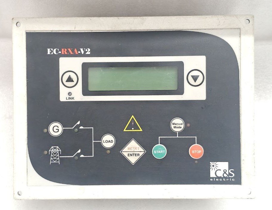 C&S ELECTRIC EC-RXA-V2, AMF RELAY DISPLAY OF GENERATOR PARAMETERS CONTROLLER (1) CS ELECTRIC EC RXA V2 AMF RELAY DISPLAY OF GENERATOR PARAMETERS CONTROLLER 1