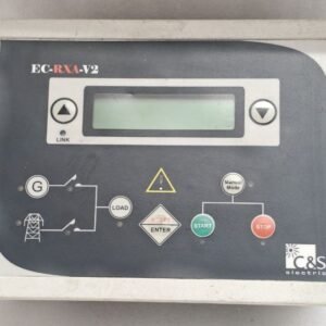 C&S ELECTRIC EC-RXA-V2, AMF RELAY DISPLAY OF GENERATOR PARAMETERS CONTROLLER 15:51