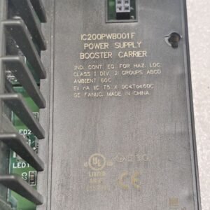 GE FANUC IC200PWB001F POWER SUPPLY BOOSTER CARRIER 11:18