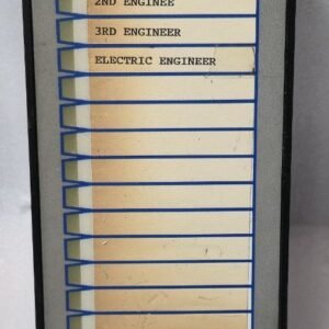 RACAL ALARM REPEATER UNIT MARINE 77251 GROUP CONTROL UNIT-1 TSE 5 AND 1 TSF 8 15:49