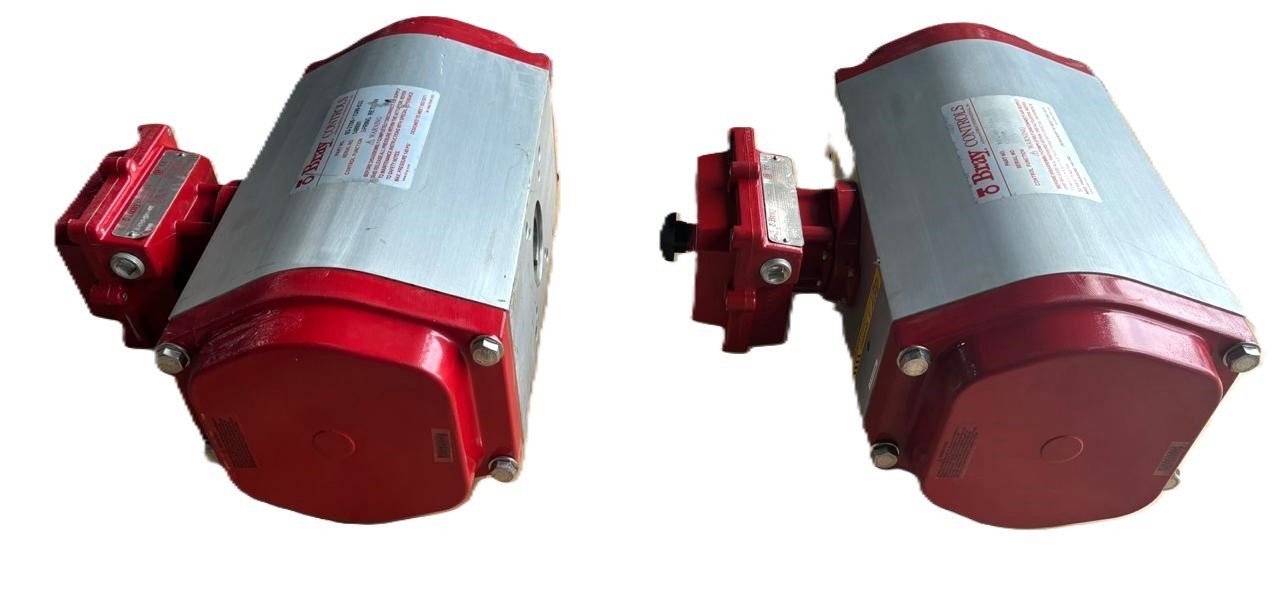 BRAY VALVE CONTROLS 93-2105-11300-532 DOUBLE ACTING ACTUATOR S.N 148891 (4)