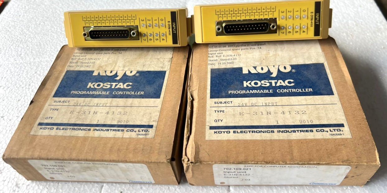 KOYO ELECTRONICS E-31N-4132 PROGRAMMABLE CONTROLLER UNIT J-03 #4 (2)