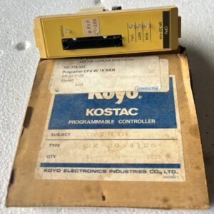 KOYO ELECTRONICS SR-20-4128 CPU MODULE PROGRAMMABLE CONTROLLER J-03