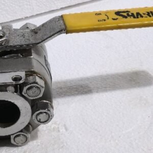 SHARPE F60 THREADED 1" BALL VALVE 316 STAINLESS 6000 PSI MAX LOCKING HANDLE CF8M