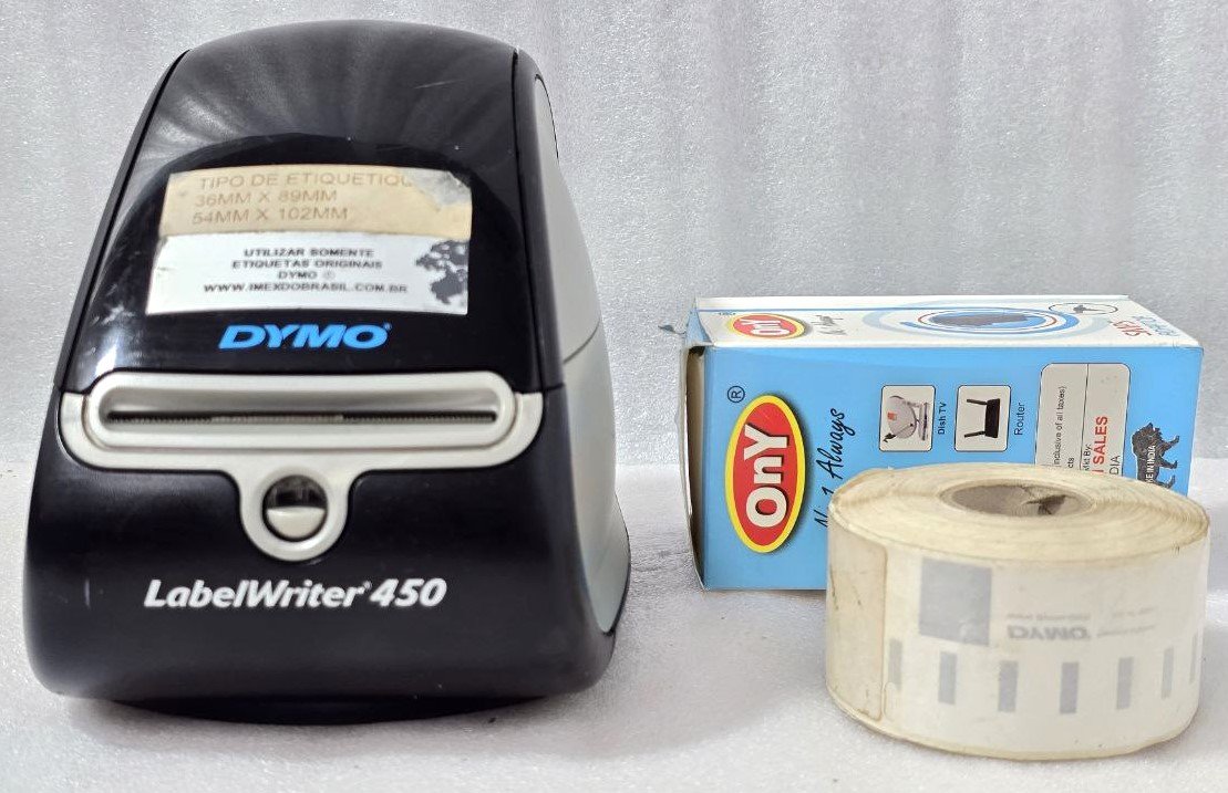 DYMO LABELWRITER 450 THERMAL LABEL WRITER PRINTER WITH AC ADAPTER 1750110 (2)