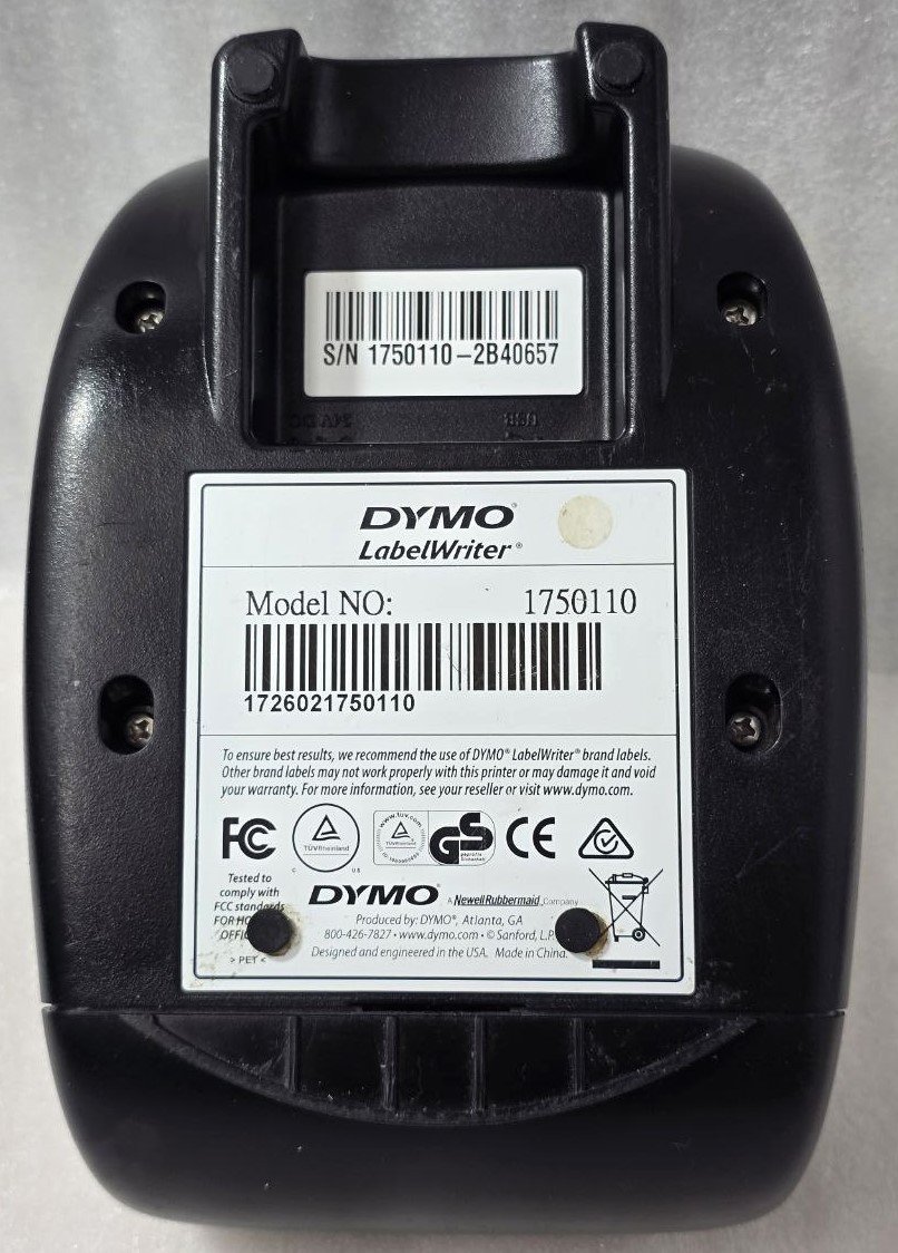 DYMO LABELWRITER 450 THERMAL LABEL WRITER PRINTER WITH AC ADAPTER 1750110 (7)