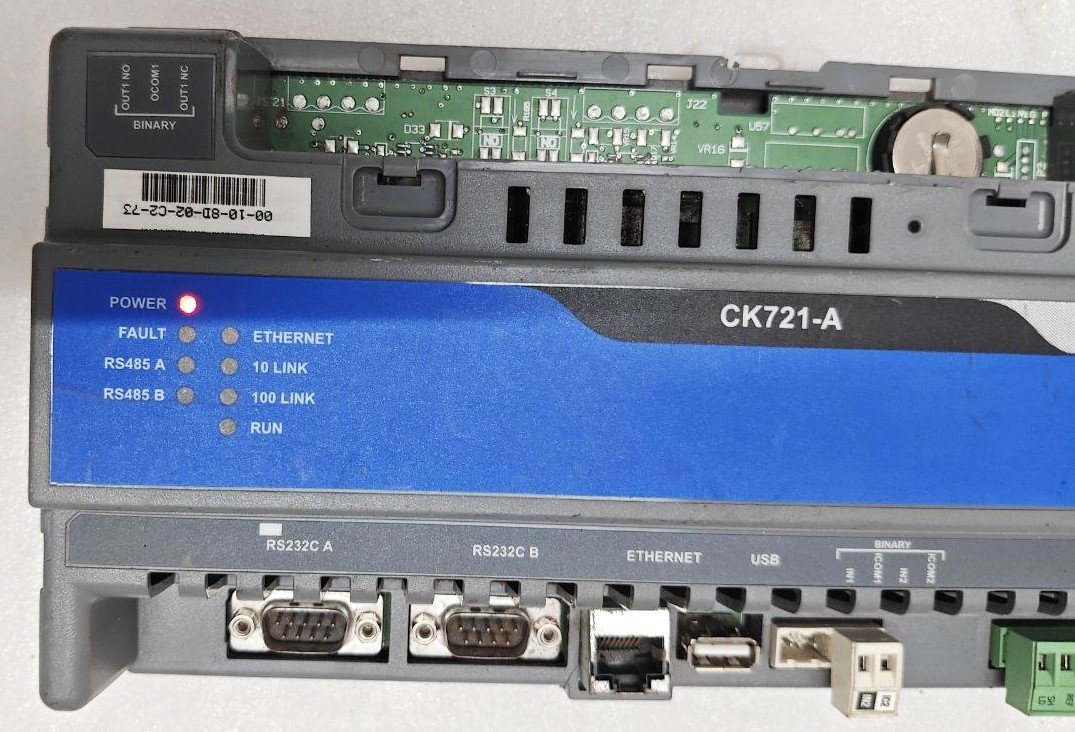 JOHNSON CONTROLS CARDKEY CK721 A NETWORK CONTROLER 27-5379-714 BROKEN FROM SIDE#3 (10)