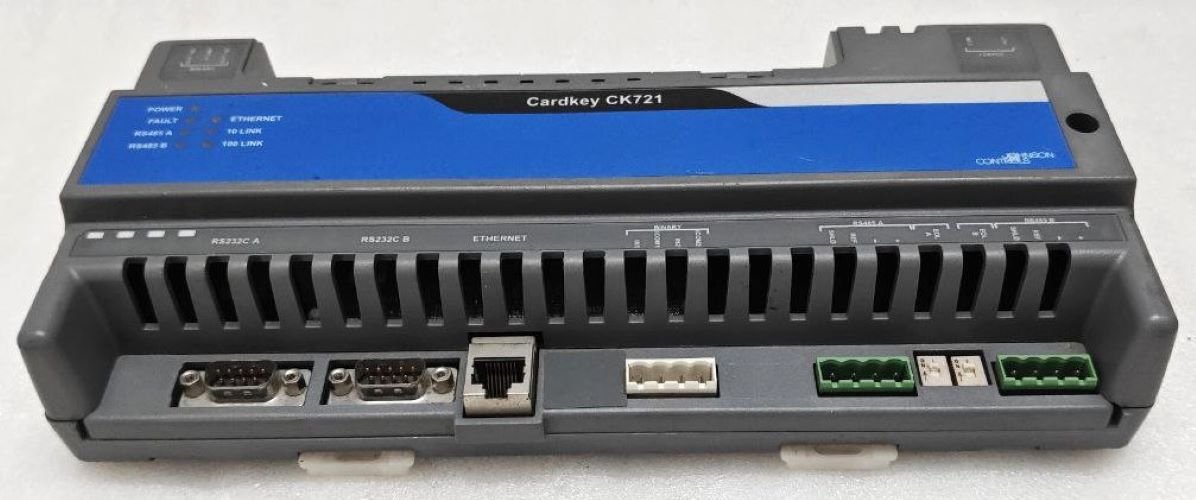 JOHNSON CONTROLS CARDKEY CK721 NETWORK CONTROLER 27-4805-05 BROKEN FROM SIDE#2 (2)