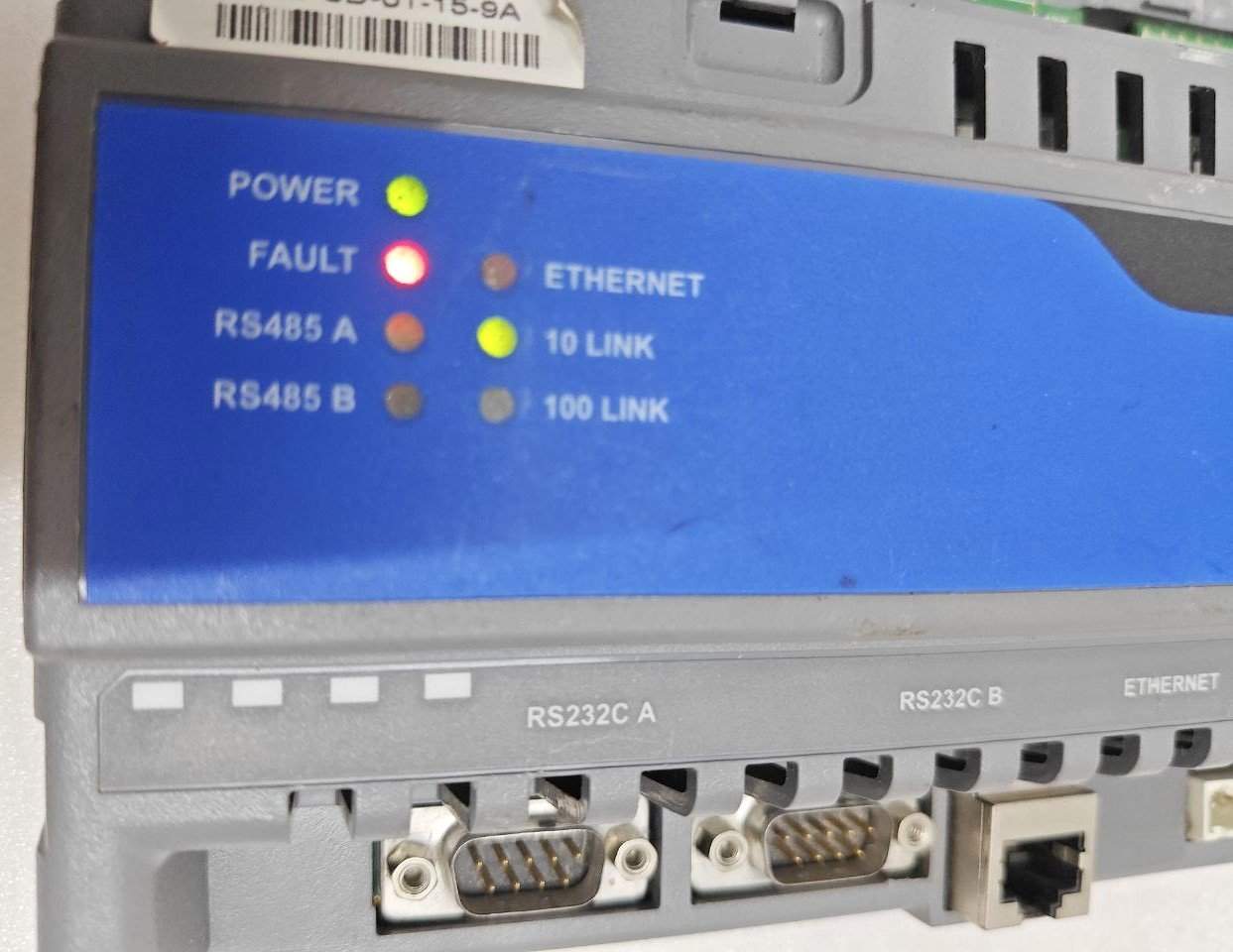 JOHNSON CONTROLS CARDKEY CK721 NETWORK CONTROLER 27-4805-05 BROKEN FROM SIDE#2 (8)
