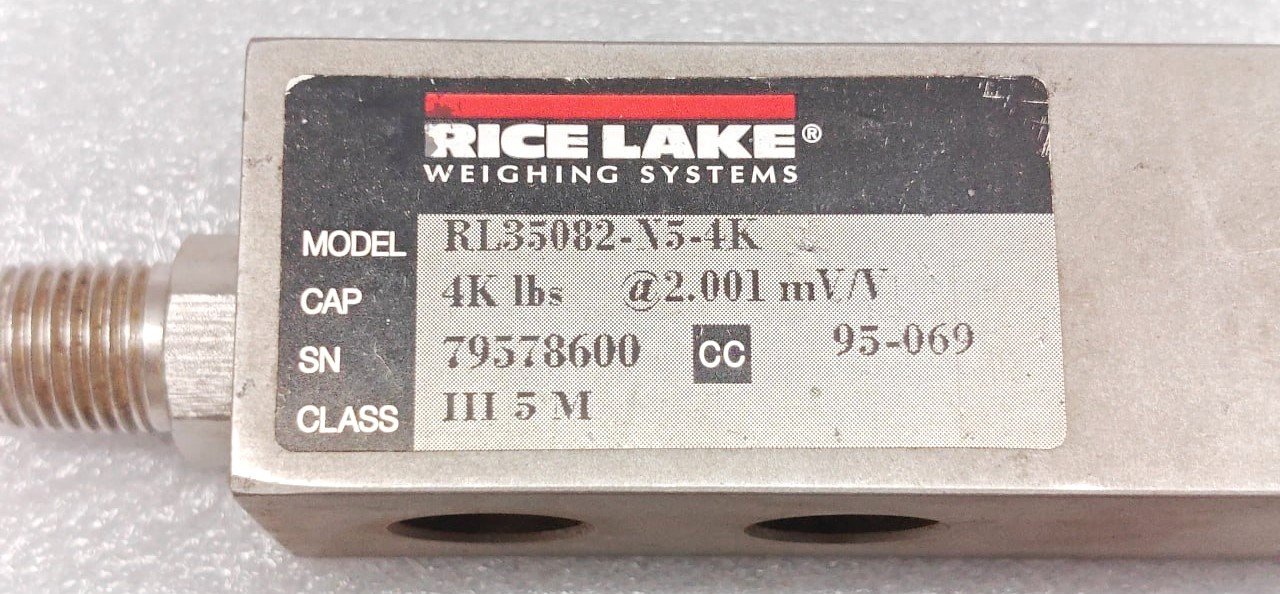 RICE LAKE WEIGHING SYSTEM BEAM LOAD CELL RL35082-N5-4K III 5 M (4)
