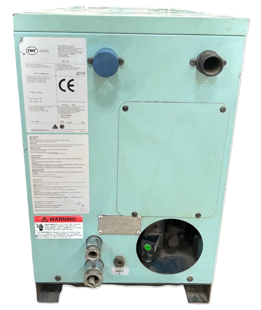 TMC TAMROTOR MARINE COMPRESSORS R35 SR NO. 2300206217 AIR DRYER (7)
