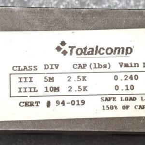 TOTALCOMP TSB-2.5K-SS BEAM LOAD CELL SN. 80502271