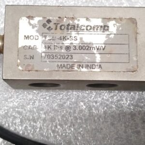 TOTALCOMP TSB-4K-SS SINGLE ENDED BEAM LOAD CELL, 4000LP, NTEP
