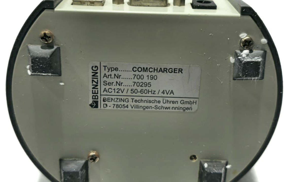 BENZING COGARD 3000 COMCHARGER SECURITY GUARD COLLECTOR SYSTEM SR NO (4)