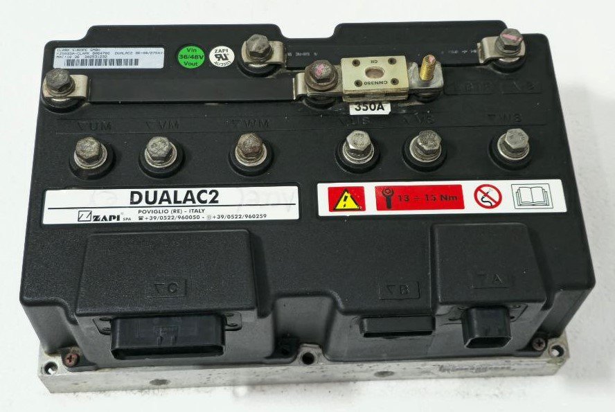 CLARK MOTOR CONTROLLER MODEL FZ5035A 8064706 ZAPI DUALAC2 POWER 3648V FSIP 1232 (9)
