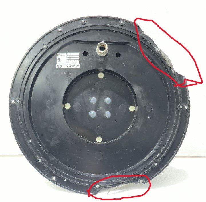 DEIF TRI-2 THREE FACE PANORAMA RUDDER ANGLE INDICATOR 603661.10 10VDC (11)