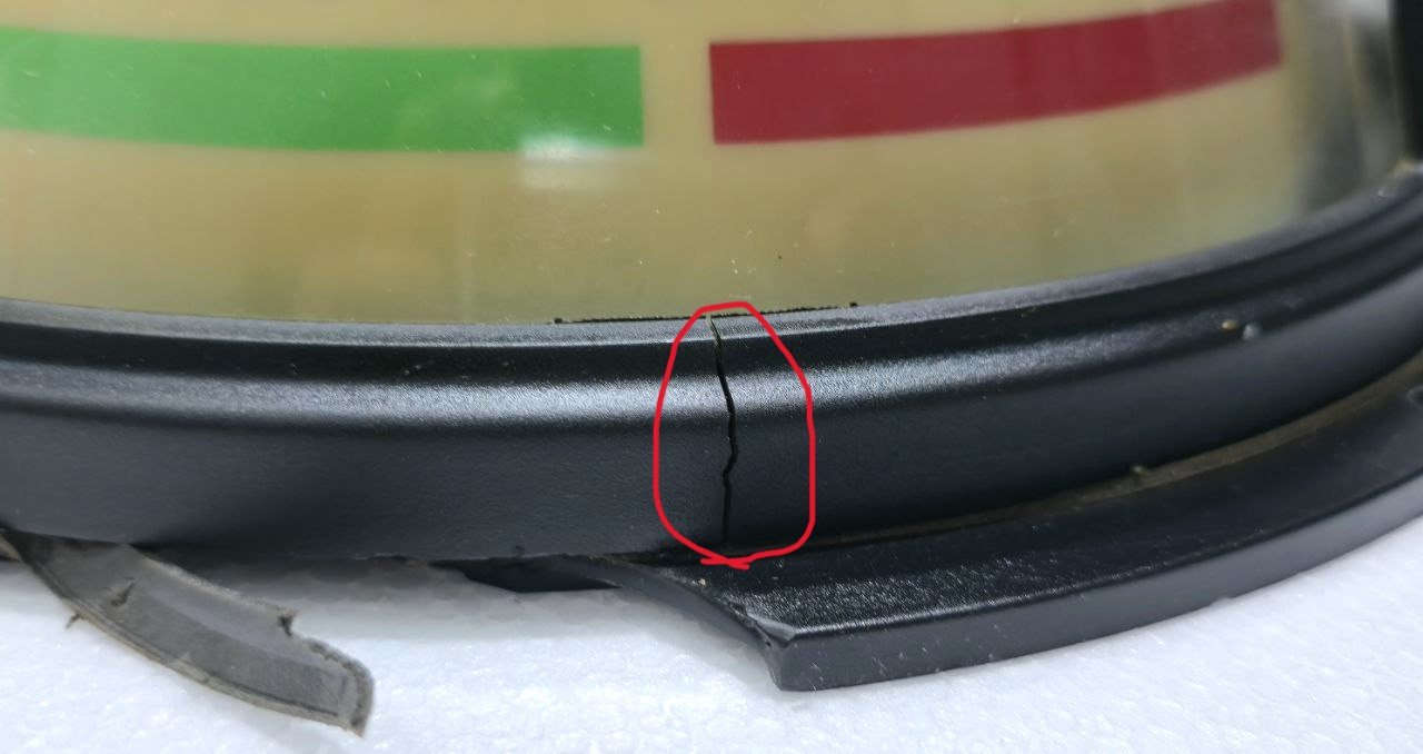 DEIF TRI-2 THREE FACE PANORAMA RUDDER ANGLE INDICATOR 603661.10 10VDC (7)